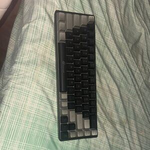 Black and Gray Mechanical Keyboard
